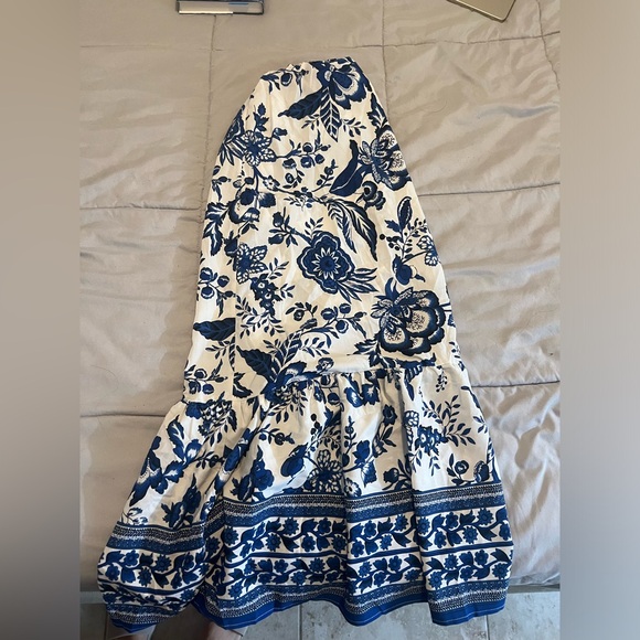 Floral off the shoulder top and ruffle hem skirt - Picture 2 of 4